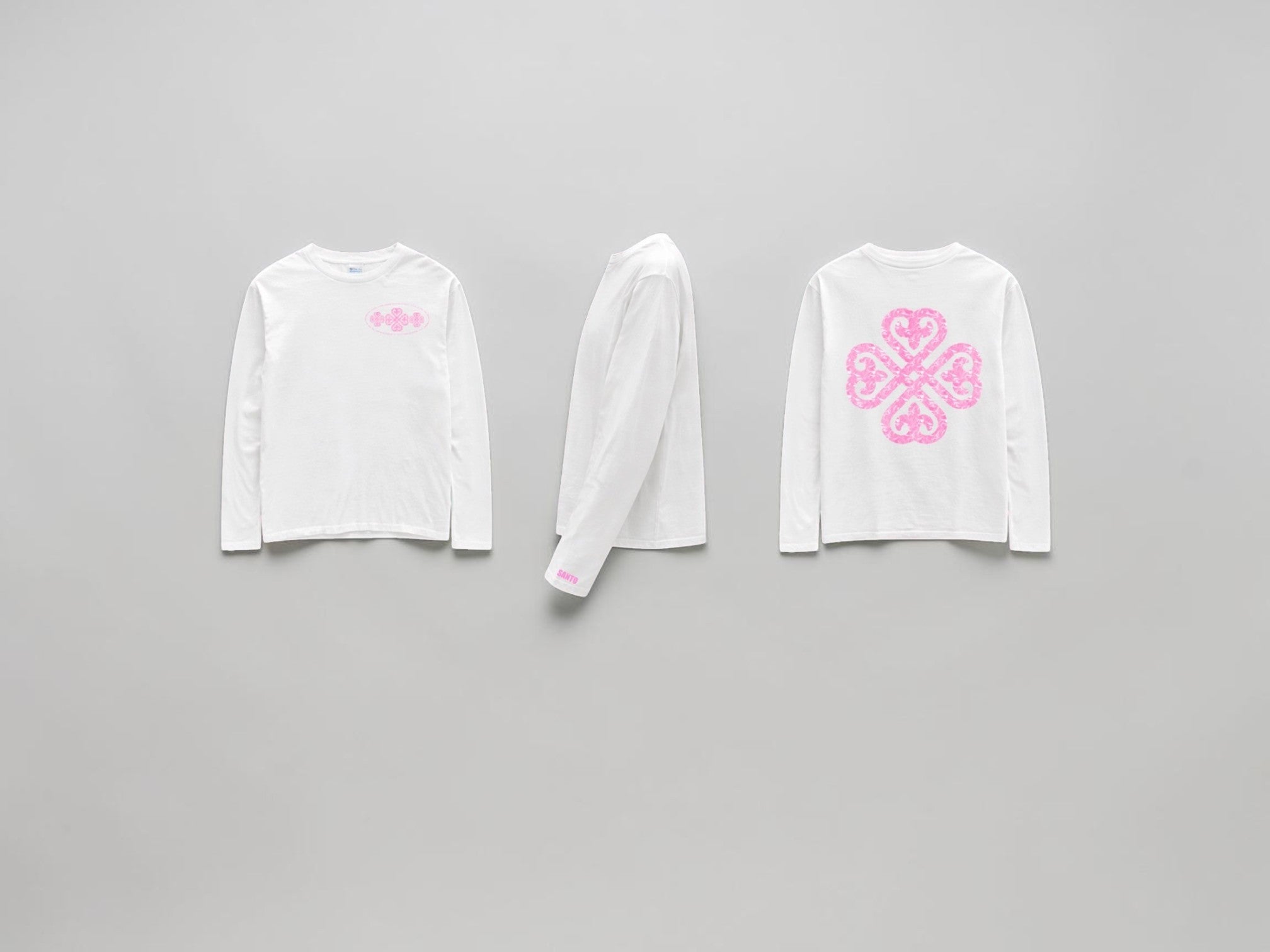 SANTO White Signature Longsleeve