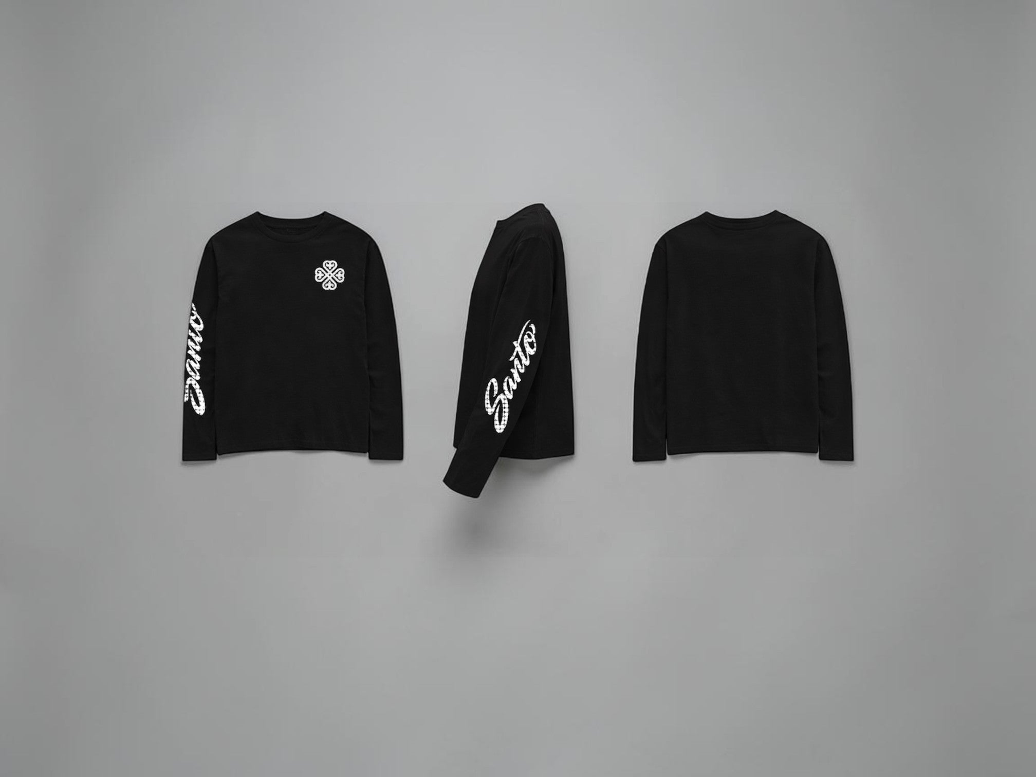 SANTO Black Signature Longsleeve